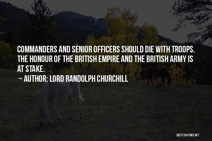 British Army Quotes By Lord Randolph Churchill