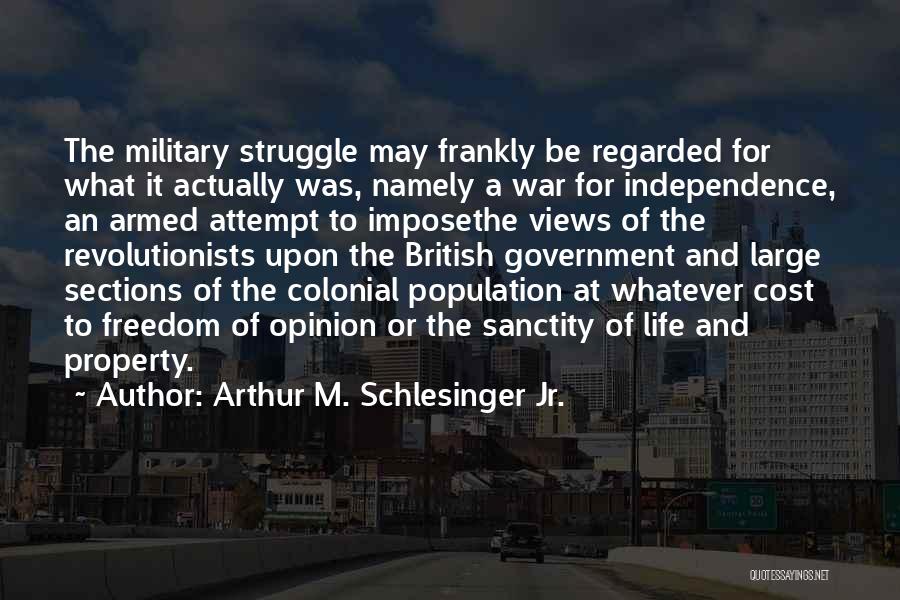 British Colonial Quotes By Arthur M. Schlesinger Jr.