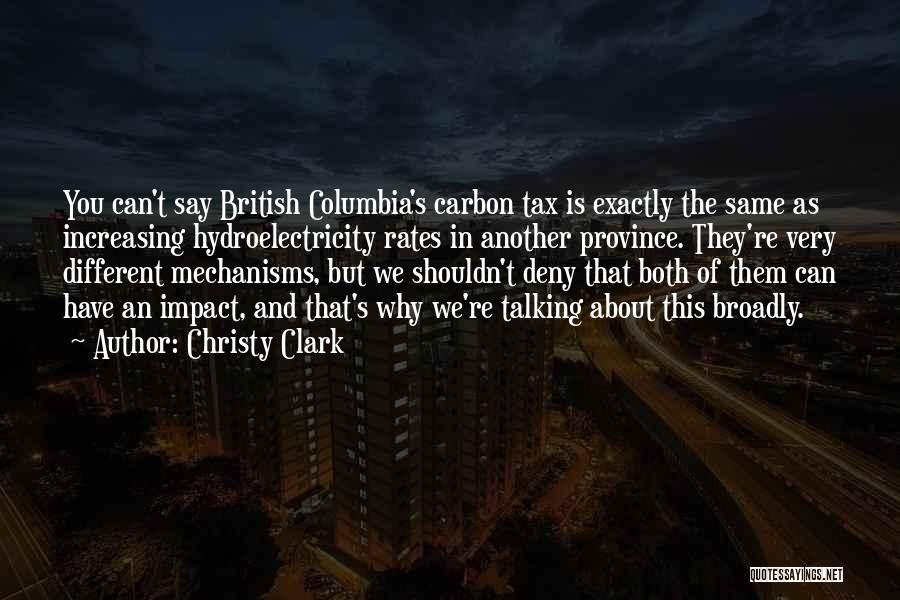 British Columbia Quotes By Christy Clark