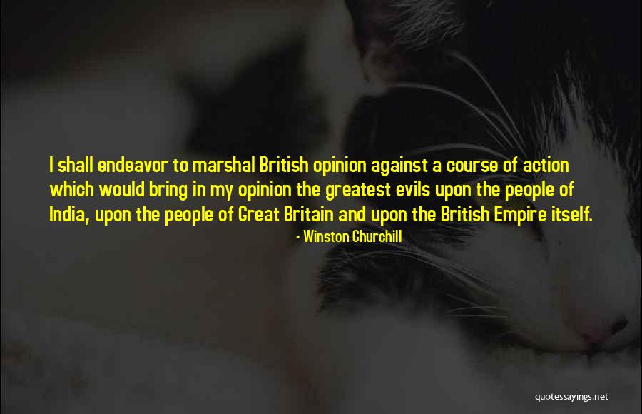 British Empire In India Quotes By Winston Churchill