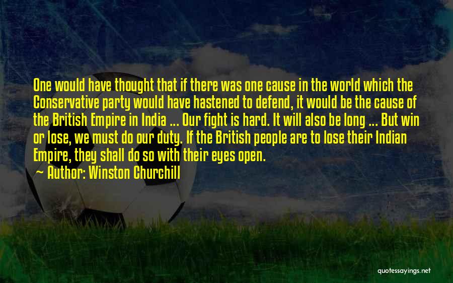 British Empire In India Quotes By Winston Churchill