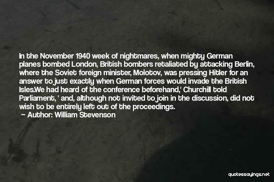 British Isles Quotes By William Stevenson