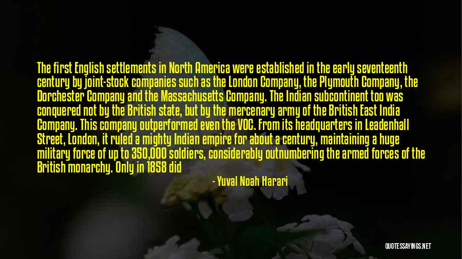British Military Quotes By Yuval Noah Harari