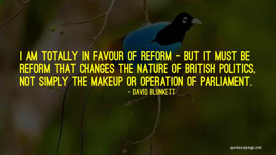 British Parliament Quotes By David Blunkett
