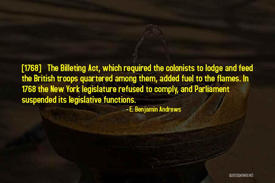 British Parliament Quotes By E. Benjamin Andrews