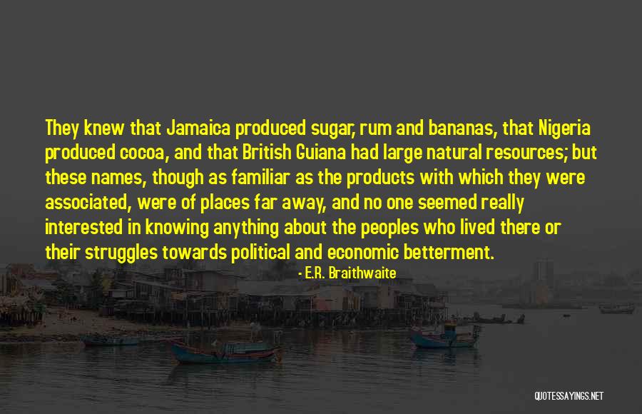 British Political Quotes By E.R. Braithwaite British Political Quotes By E.R. Braithwaite