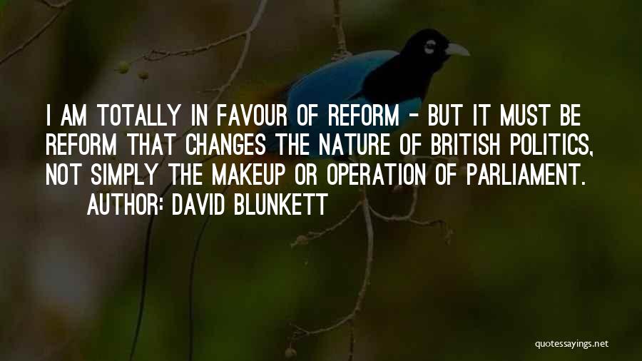 British Politics Quotes By David Blunkett