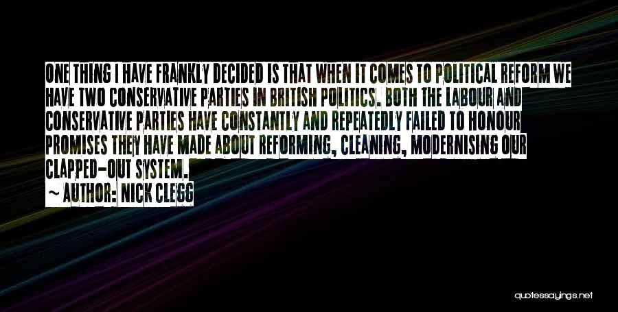 British Politics Quotes By Nick Clegg