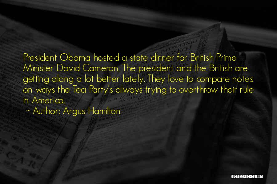 British Tea Quotes By Argus Hamilton