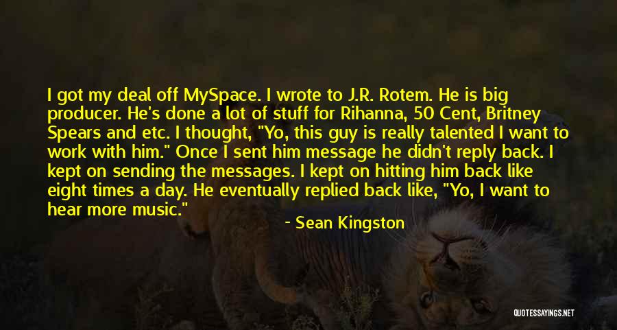 Britney Quotes By Sean Kingston