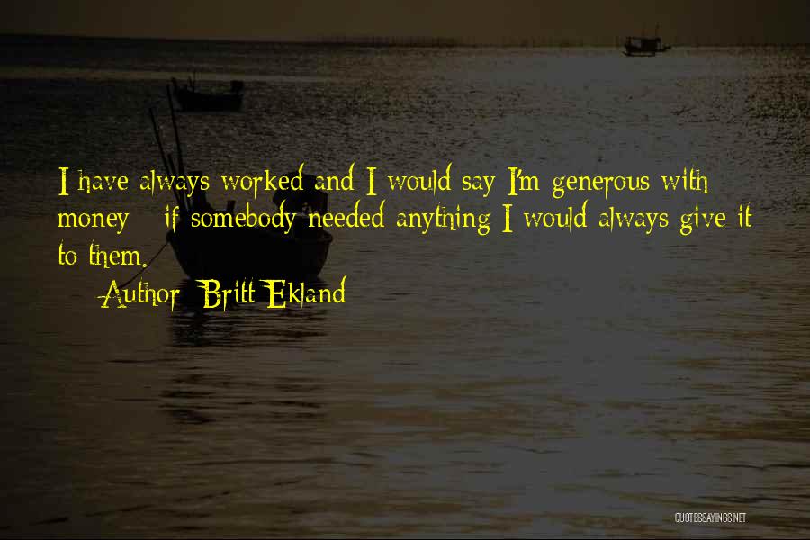 Britt Ekland Quotes 1022391