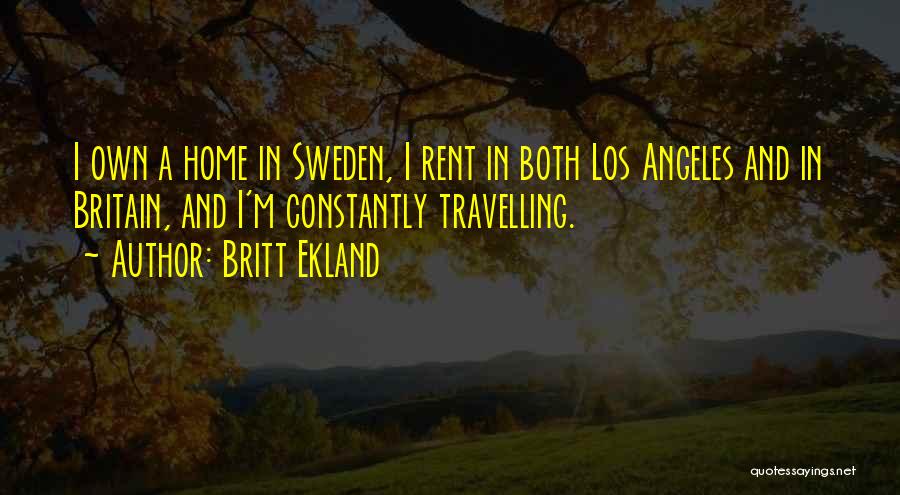 Britt Ekland Quotes 124963