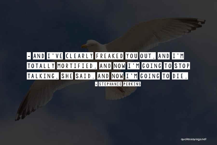 Brividi Sulla Quotes By Stephanie Perkins Brividi Sulla Quotes By Stephanie Perkins