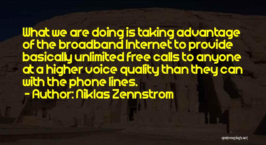 Broadband And Phone Quotes By Niklas Zennstrom