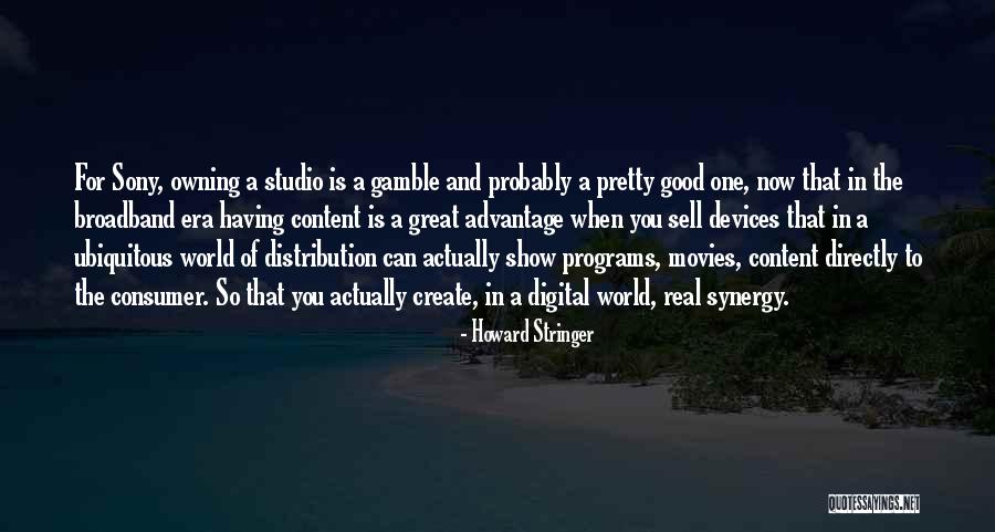 Broadband Only Quotes By Howard Stringer Broadband Only Quotes By Howard Stringer