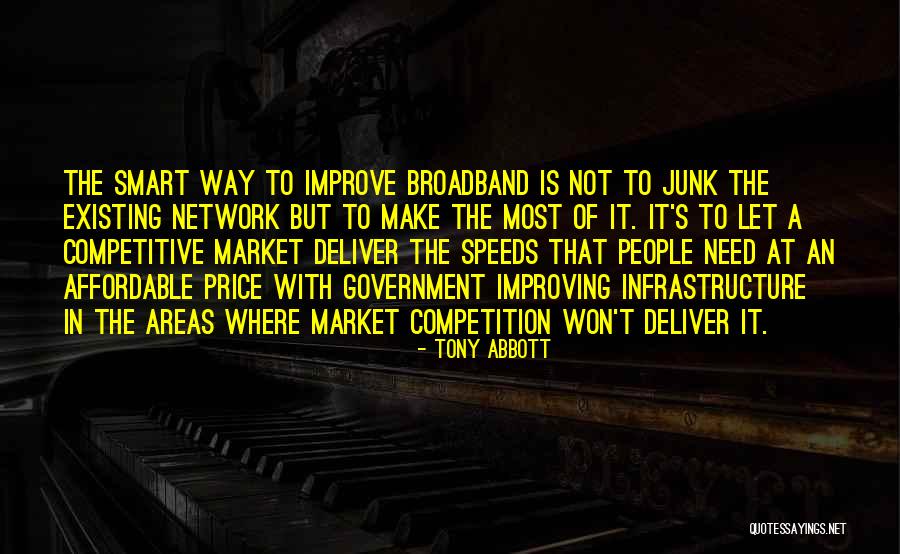 Broadband Only Quotes By Tony Abbott