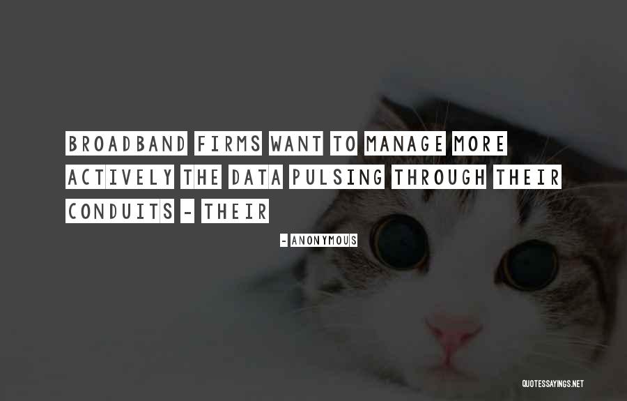 Broadband Quotes By Anonymous
