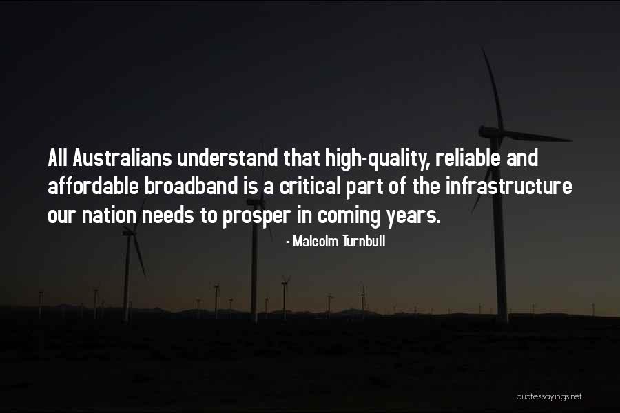 Broadband Quotes By Malcolm Turnbull