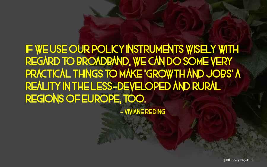 Broadband Quotes By Viviane Reding