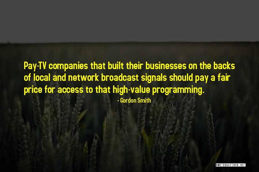 Broadcast Tv Quotes By Gordon Smith Broadcast Tv Quotes By Gordon Smith