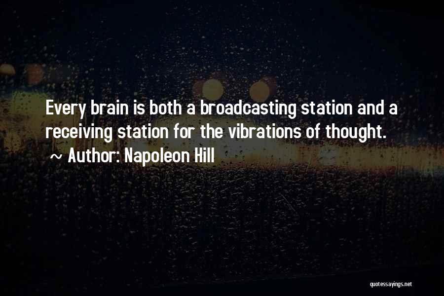 Broadcasting Quotes By Napoleon Hill