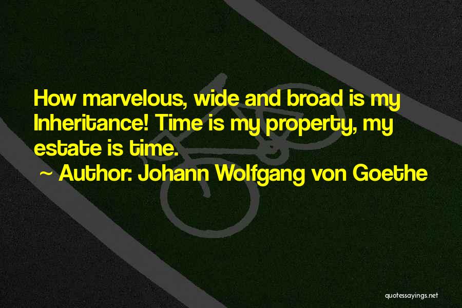 Broads Quotes By Johann Wolfgang Von Goethe