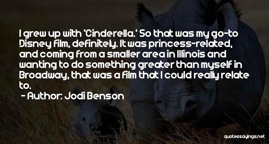 Broadway Quotes By Jodi Benson
