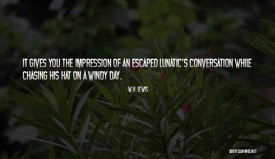 Brocchis Cluster Quotes By W.H. Lewis Brocchis Cluster Quotes By W.H. Lewis