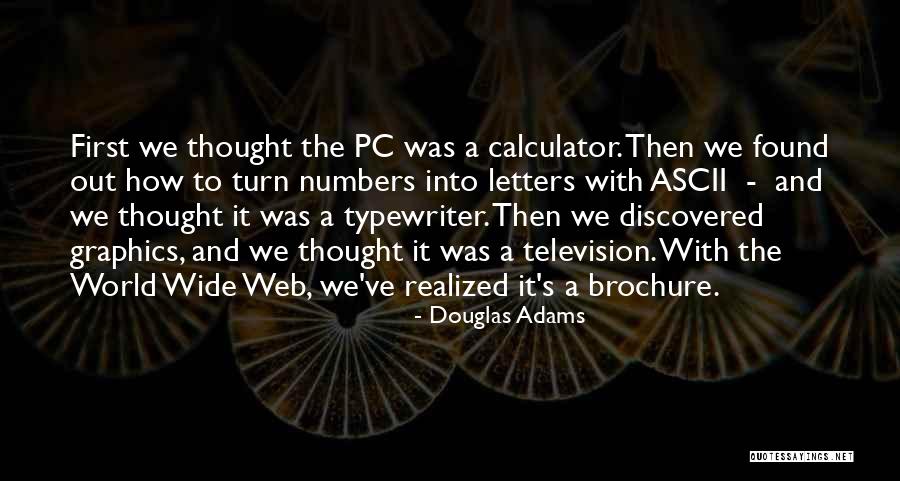 Brochure With Quotes By Douglas Adams Brochure With Quotes By Douglas Adams