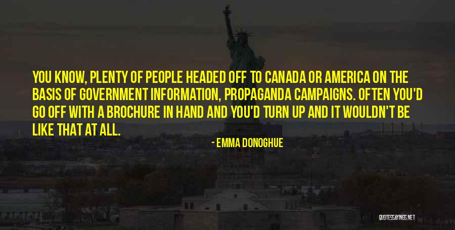 Brochure With Quotes By Emma Donoghue Brochure With Quotes By Emma Donoghue