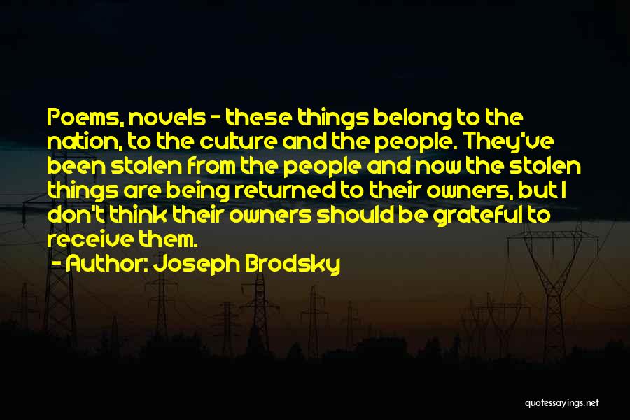 Brodsky Quotes By Joseph Brodsky