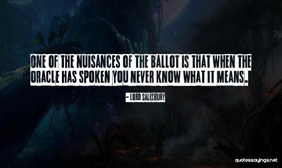Brohan Solo Quotes By Lord Salisbury Brohan Solo Quotes By Lord Salisbury