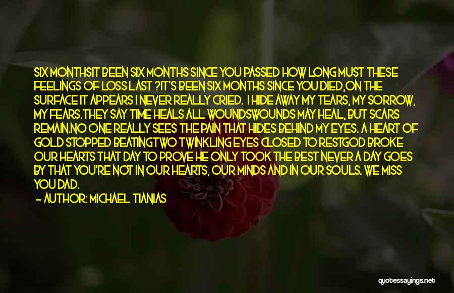 Broke My Heart Quotes By Michael Tianias