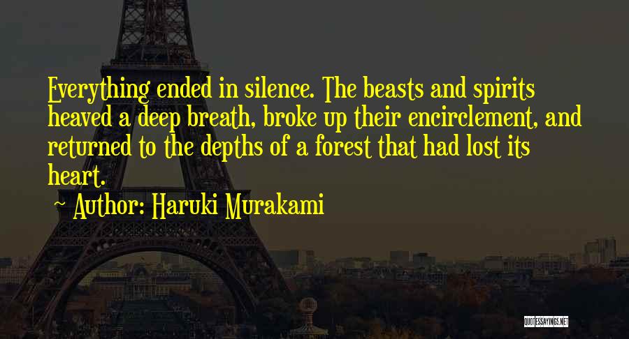 Broke Up Quotes By Haruki Murakami