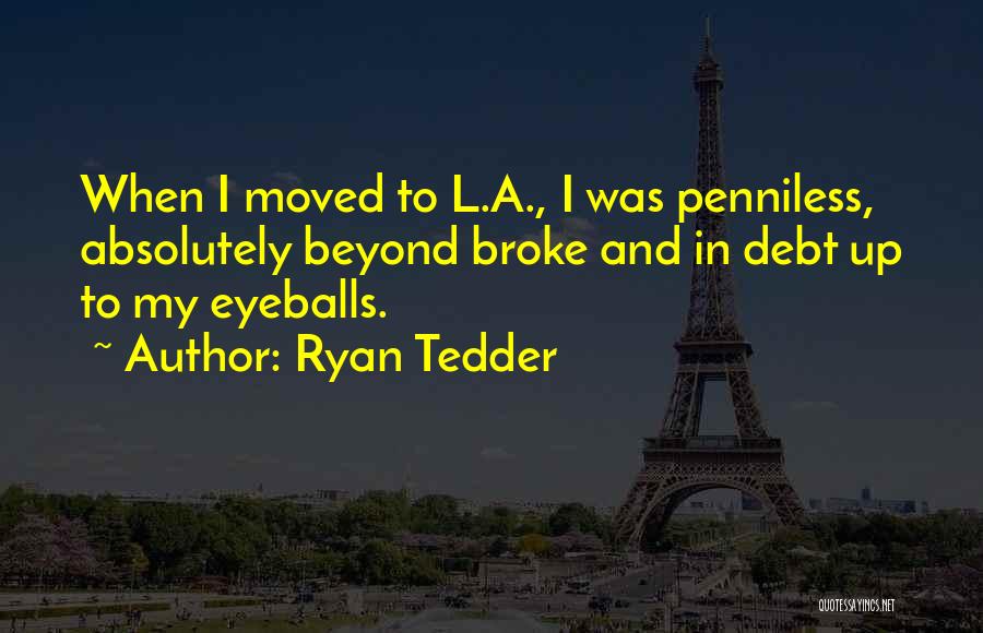 Broke Up Quotes By Ryan Tedder