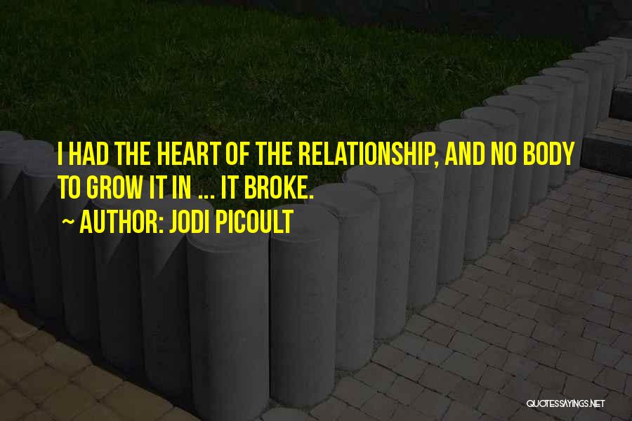 Broke Up Relationship Quotes By Jodi Picoult
