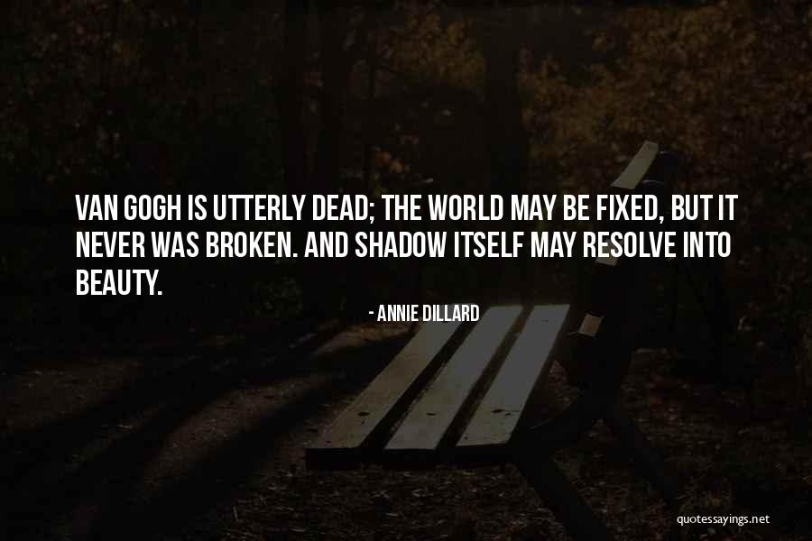 Broken And Can't Be Fixed Quotes By Annie Dillard Broken And Can't Be Fixed Quotes By Annie Dillard