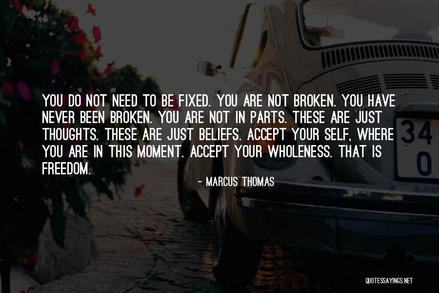 Broken And Can't Be Fixed Quotes By Marcus Thomas Broken And Can't Be Fixed Quotes By Marcus Thomas