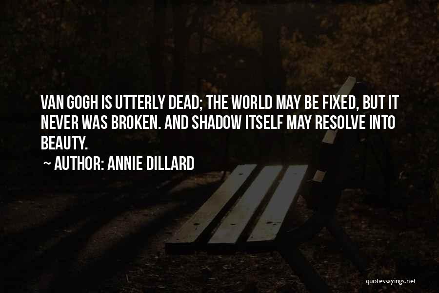 Broken And Fixed Quotes By Annie Dillard