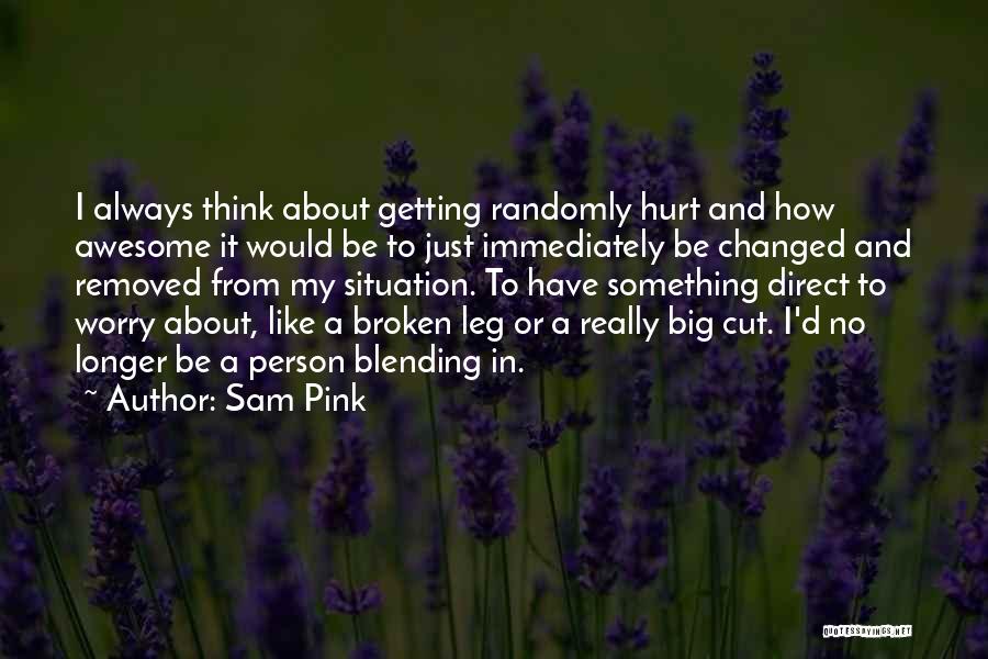 Broken And Hurt Quotes By Sam Pink