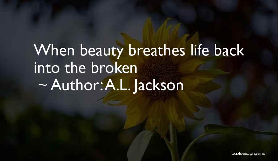 Broken Beauty Quotes By A.L. Jackson