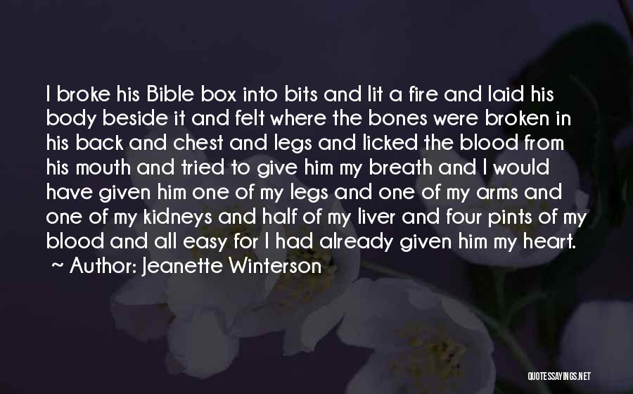 Broken Bible Quotes By Jeanette Winterson