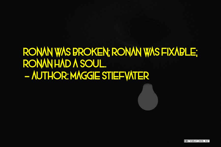 Broken But Fixable Quotes By Maggie Stiefvater