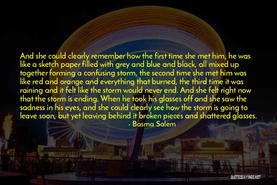 Broken But Never Shattered Quotes By Basma Salem