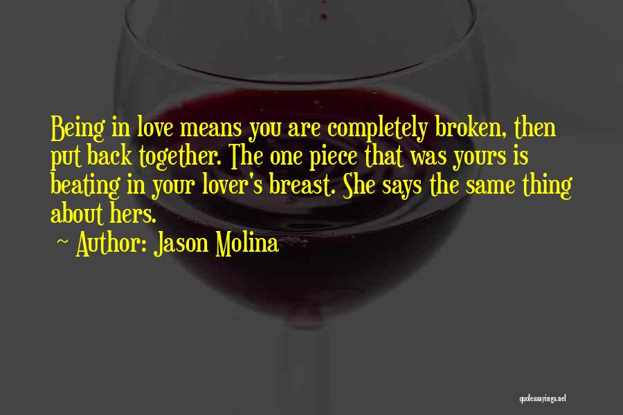 Broken Completely Quotes By Jason Molina