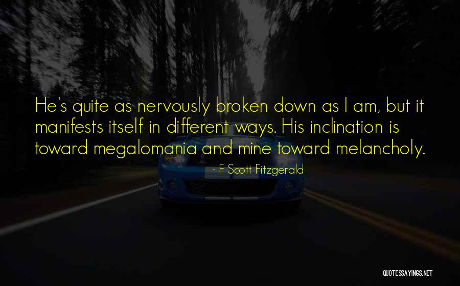 Broken Down Quotes By F Scott Fitzgerald Broken Down Quotes By F Scott Fitzgerald