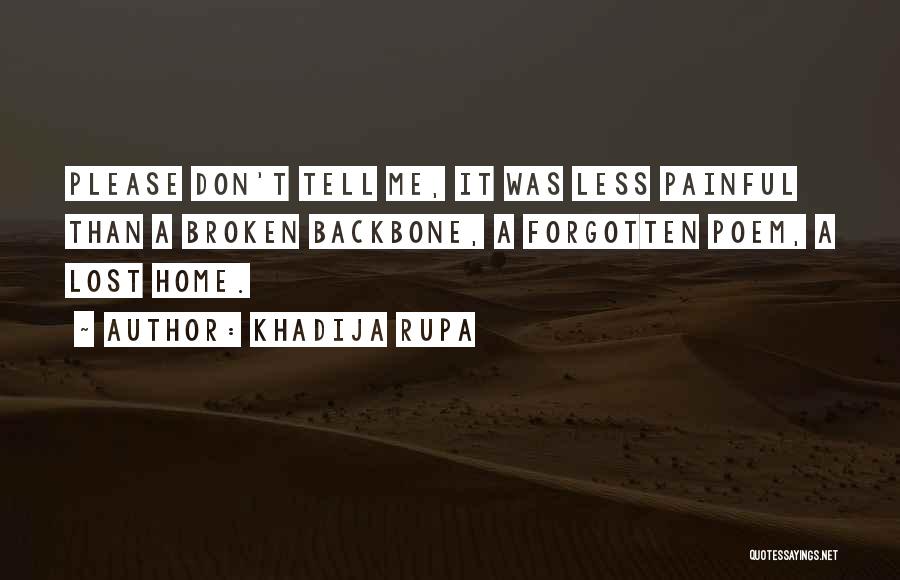 Broken Feelings Quotes By Khadija Rupa