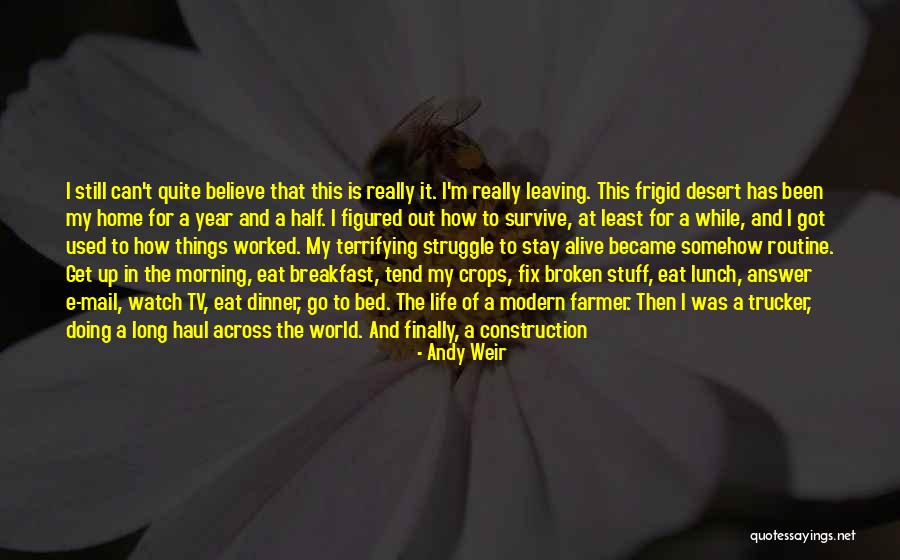 Broken Fix It Quotes By Andy Weir Broken Fix It Quotes By Andy Weir