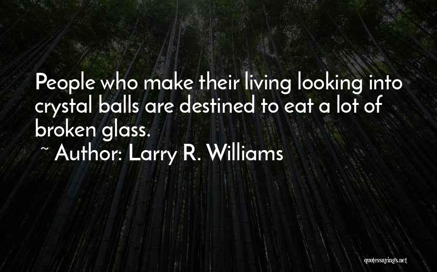 Broken Glass Quotes By Larry R. Williams