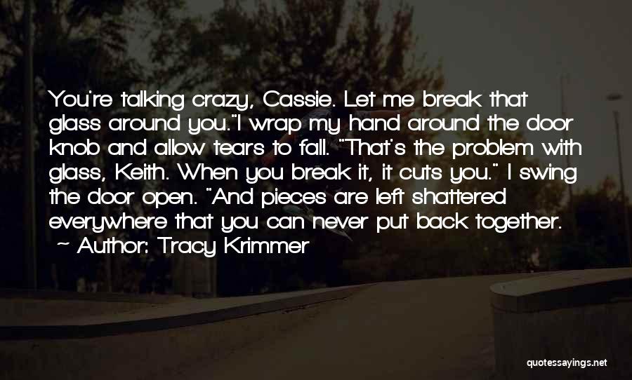 Broken Glass Quotes By Tracy Krimmer